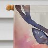 Deer House Flag Large Porch Sleeve Pole Decorative Outside Yard Banner Artwork Wall Hanging, Polyester, House Size, Multicolor