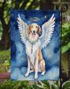 Borzoi My Angel Garden Flag Mailbox Flag Decorative Yard Flag Banner Outside Patio Artwork Yard Flower Beds, Garden Size, Multicolor