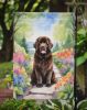 Newfoundland Spring Path Garden Flag Mailbox Flag Decorative Yard Flag Banner Outside Patio Artwork Yard Flower Beds, Garden Size, Multicolor