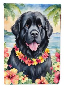 Newfoundland Luau Garden Flag Mailbox Flag Decorative Yard Flag Banner Outside Patio Artwork Yard Flower Beds, Garden Size, Multicolor (Default: Default)