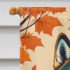 Akita Fall House Flag Large Porch Sleeve Pole Decorative Outside Yard Banner Artwork Wall Hanging, Polyester, House Size, Multicolor