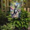 Boston Terrier Spring Path Garden Flag Mailbox Flag Decorative Yard Flag Banner Outside Patio Artwork Yard Flower Beds, Garden Size, Multicolor