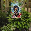 Dachshund Luau Garden Flag Mailbox Flag Decorative Yard Flag Banner Outside Patio Artwork Yard Flower Beds, Garden Size, Multicolor