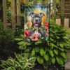 Pit Bull Terrier Luau Garden Flag Mailbox Flag Decorative Yard Flag Banner Outside Patio Artwork Yard Flower Beds, Garden Size, Multicolor