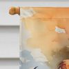 Buffalo House Flag Large Porch Sleeve Pole Decorative Outside Yard Banner Artwork Wall Hanging, Polyester, House Size, Multicolor