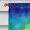 Cactus in Color House Flag Large Porch Sleeve Pole Decorative Outside Yard Banner Artwork Wall Hanging, Polyester, House Size, Multicolor