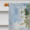 Giraffe House Flag Large Porch Sleeve Pole Decorative Outside Yard Banner Artwork Wall Hanging, Polyester, House Size, Multicolor