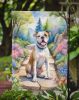 American Bulldog Spring Garden Garden Flag Mailbox Flag Decorative Yard Flag Banner Outside Patio Artwork Yard Flower Beds, Garden Size, Multicolor