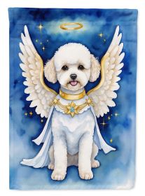 Bichon Frise My Angel Garden Flag Mailbox Flag Decorative Yard Flag Banner Outside Patio Artwork Yard Flower Beds, Garden Size, Multicolor (Default: Default)
