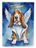Basset Hound My Angel Garden Flag Mailbox Flag Decorative Yard Flag Banner Outside Patio Artwork Yard Flower Beds, Garden Size, Multicolor