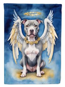 Pit Bull Terrier My Angel Garden Flag Mailbox Flag Decorative Yard Flag Banner Outside Patio Artwork Yard Flower Beds, Garden Size, Multicolor (Default: Default)