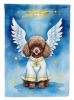 Chocolate Poodle My Angel Garden Flag Mailbox Flag Decorative Yard Flag Banner Outside Patio Artwork Yard Flower Beds, Garden Size, Multicolor