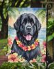 Newfoundland Luau Garden Flag Mailbox Flag Decorative Yard Flag Banner Outside Patio Artwork Yard Flower Beds, Garden Size, Multicolor