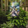 Bull Terrier Spring Path Garden Flag Mailbox Flag Decorative Yard Flag Banner Outside Patio Artwork Yard Flower Beds, Garden Size, Multicolor