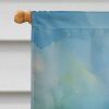 Crocodile House Flag Large Porch Sleeve Pole Decorative Outside Yard Banner Artwork Wall Hanging, Polyester, House Size, Multicolor