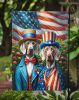 All American Weimaraner Garden Flag Mailbox Flag Decorative Yard Flag Banner Outside Patio Artwork Yard Flower Beds, Garden Size, Multicolor