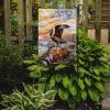 Pelican Garden Flag Mailbox Flag Decorative Yard Flag Banner Outside Patio Artwork Yard Flower Beds, Garden Size, Multicolor