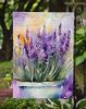 Lavender in Watercolor Garden Flag Mailbox Flag Decorative Yard Flag Banner Outside Patio Artwork Yard Flower Beds, Garden Size, Multicolor