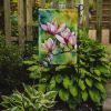 Mississippi Magnolia in Watercolor Garden Flag Mailbox Flag Decorative Yard Flag Banner Outside Patio Artwork Yard Flower Beds, Garden Size