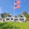 Solemn Outdoor Decoration Sectional Halyard Pole US America Flag Flagpole Kit