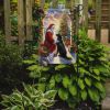 Santa Claus Garden Flag Mailbox Flag Decorative Yard Flag Banner Outside Patio Artwork Yard Flower Beds, Garden Size