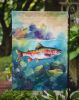 Rainbow Trout Garden Flag Mailbox Flag Decorative Yard Flag Banner Outside Patio Artwork Yard Flower Beds, Garden Size, Multicolor