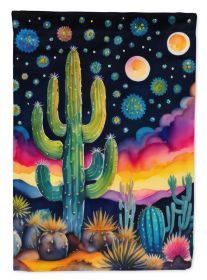 Color Garden Flag Mailbox Flag Decorative Yard Flag Banner Outside Patio Artwork Yard Flower Beds, Garden Size (Option: Queen Of The Night Cactus)