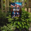 All American Westie Garden Flag Mailbox Flag Decorative Yard Flag Banner Outside Patio Artwork Yard Flower Beds, Garden Size, Multicolor