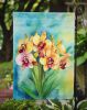 Orchids in Watercolor Garden Flag Mailbox Flag Decorative Yard Flag Banner Outside Patio Artwork Yard Flower Beds, Garden Size, Multicolor