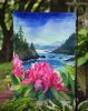 Watercolor Garden Flag Mailbox Flag Decorative Yard Flag Banner Outside Patio Artwork Yard Flower Beds, Garden Size