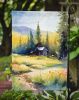Montana Bitterroot in Watercolor Garden Flag Mailbox Flag Decorative Yard Flag Banner Outside Patio Artwork Yard Flower Beds, Garden Size, Multicolor