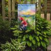 North Dakota Wild Prairie Roses in Watercolor Garden Flag Mailbox Flag Decorative Yard Flag Banner Outside Patio Artwork Yard Flower Beds, Garden Size