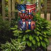All American Irish Setter Garden Flag Mailbox Flag Decorative Yard Flag Banner Outside Patio Artwork Yard Flower Beds, Garden Size, Multicolor