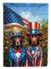 All American Labrador Retriever Garden Flag Mailbox Flag Decorative Yard Flag Banner Outside Patio Artwork Yard Flower Beds, Garden Size, Multicolor