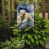 Polar Bear Garden Flag Mailbox Flag Decorative Yard Flag Banner Outside Patio Artwork Yard Flower Beds, Garden Size, Multicolor