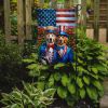 All American Golden Retriever Garden Flag Mailbox Flag Decorative Yard Flag Banner Outside Patio Artwork Yard Flower Beds, Garden Size, Multicolor