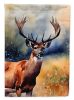 Deer Garden Flag Mailbox Flag Decorative Yard Flag Banner Outside Patio Artwork Yard Flower Beds, Garden Size, Multicolor