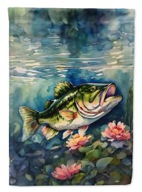 Largemouth Bass Garden Flag Mailbox Flag Decorative Yard Flag Banner Outside Patio Artwork Yard Flower Beds, Garden Size, Multicolor (Default: Default)
