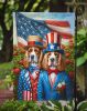 All American Clumber Spaniel Garden Flag Mailbox Flag Decorative Yard Flag Banner Outside Patio Artwork Yard Flower Beds, Garden Size, Multicolor