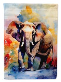 Elephant Garden Flag Mailbox Flag Decorative Yard Flag Banner Outside Patio Artwork Yard Flower Beds, Garden Size, Multicolor (Default: Default)