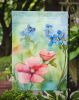 Alaska Forget-me-nots in Watercolor Garden Flag Mailbox Flag Decorative Yard Flag Banner Outside Patio Artwork Yard Flower Beds, Garden Size
