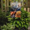 Deer Garden Flag Mailbox Flag Decorative Yard Flag Banner Outside Patio Artwork Yard Flower Beds, Garden Size, Multicolor
