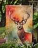 Deer Stag Garden Flag Mailbox Flag Decorative Yard Flag Banner Outside Patio Artwork Yard Flower Beds, Garden Size, Multicolor