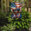 All American Doberman Pinscher Garden Flag Mailbox Flag Decorative Yard Flag Banner Outside Patio Artwork Yard Flower Beds, Garden Size, Multicolor