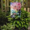 Michigan Apple Blossoms in Watercolor Garden Flag Mailbox Flag Decorative Yard Flag Banner Outside Patio Artwork Yard Flower Beds, Garden Size