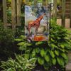Giraffe Garden Flag Mailbox Flag Decorative Yard Flag Banner Outside Patio Artwork Yard Flower Beds, Garden Size, Multicolor