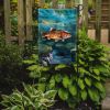 Brown Trout Garden Flag Mailbox Flag Decorative Yard Flag Banner Outside Patio Artwork Yard Flower Beds, Garden Size, Multicolor