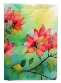 Missouri Hawthorns in Watercolor Garden Flag Mailbox Flag Decorative Yard Flag Banner Outside Patio Artwork Yard Flower Beds, Garden Size, Multicolor (Default: Default)