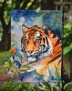 Tiger Garden Flag Mailbox Flag Decorative Yard Flag Banner Outside Patio Artwork Yard Flower Beds, Garden Size, Multicolor