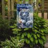 White Tiger Garden Flag Mailbox Flag Decorative Yard Flag Banner Outside Patio Artwork Yard Flower Beds, Garden Size, Multicolor